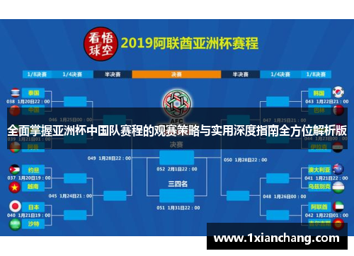 全面掌握亚洲杯中国队赛程的观赛策略与实用深度指南全方位解析版